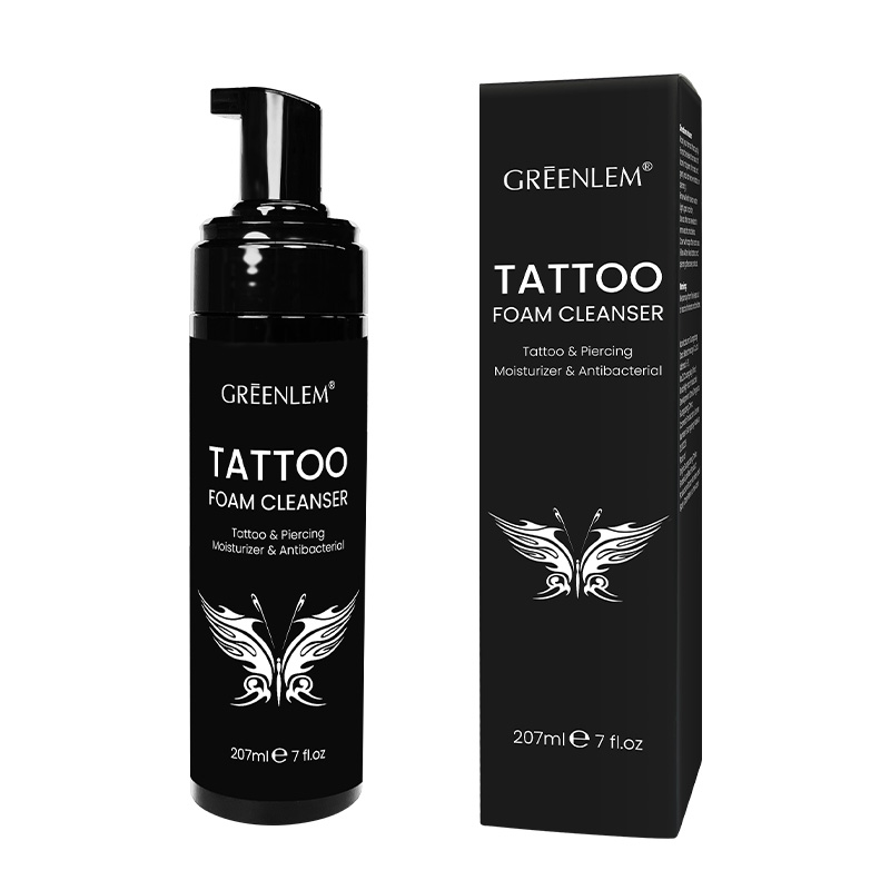 OEM Tattoo Aftercare Products Foaming Skin Cleanser Custom Logo for Tattoo Parlor Wholesale(pic1)