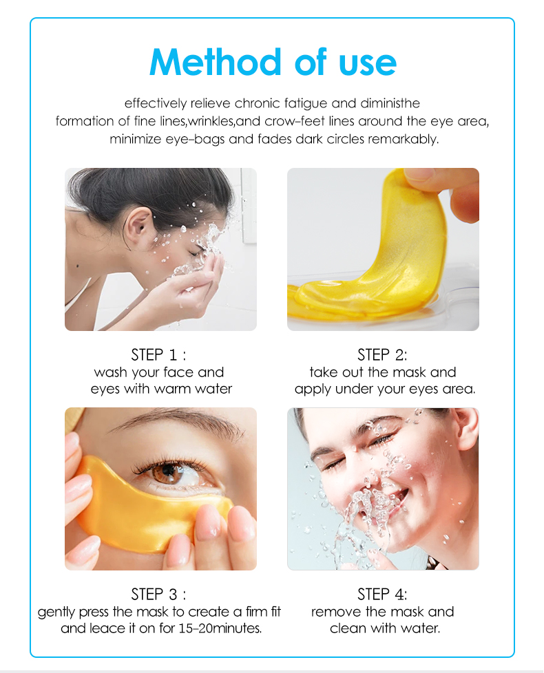 Gold Eye Mask Eye Care Protector Mask(pic6)