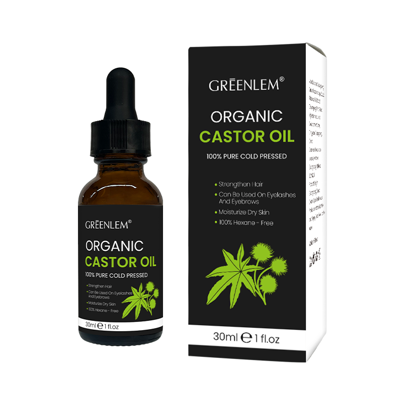 100% Pure Organic Cold Pressed Castor Oi