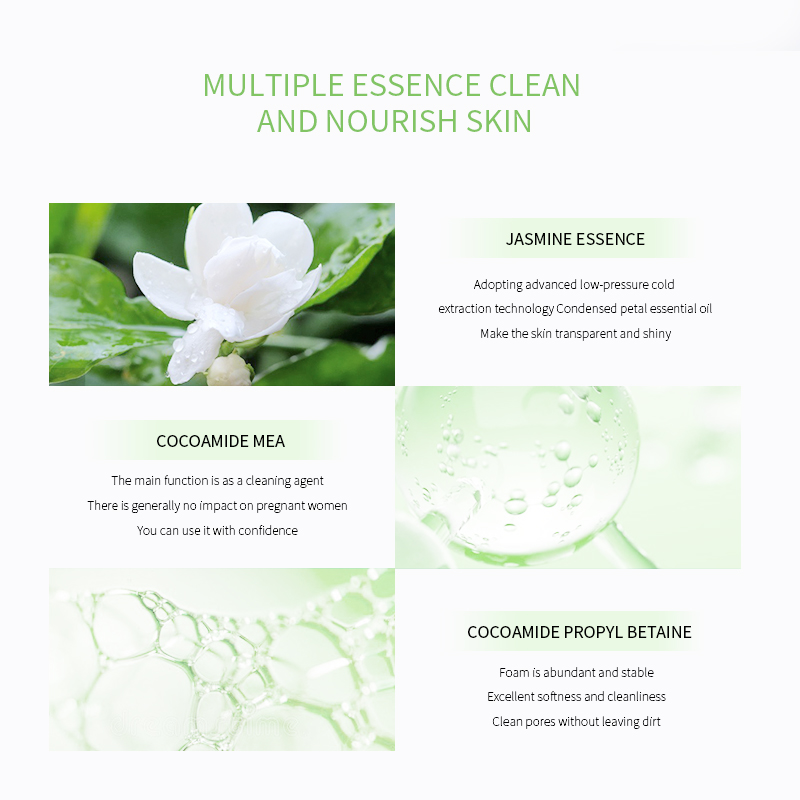 Jasmine Fragrance Petal ShowerGel to Clean skin  for Men and Women(pic4)