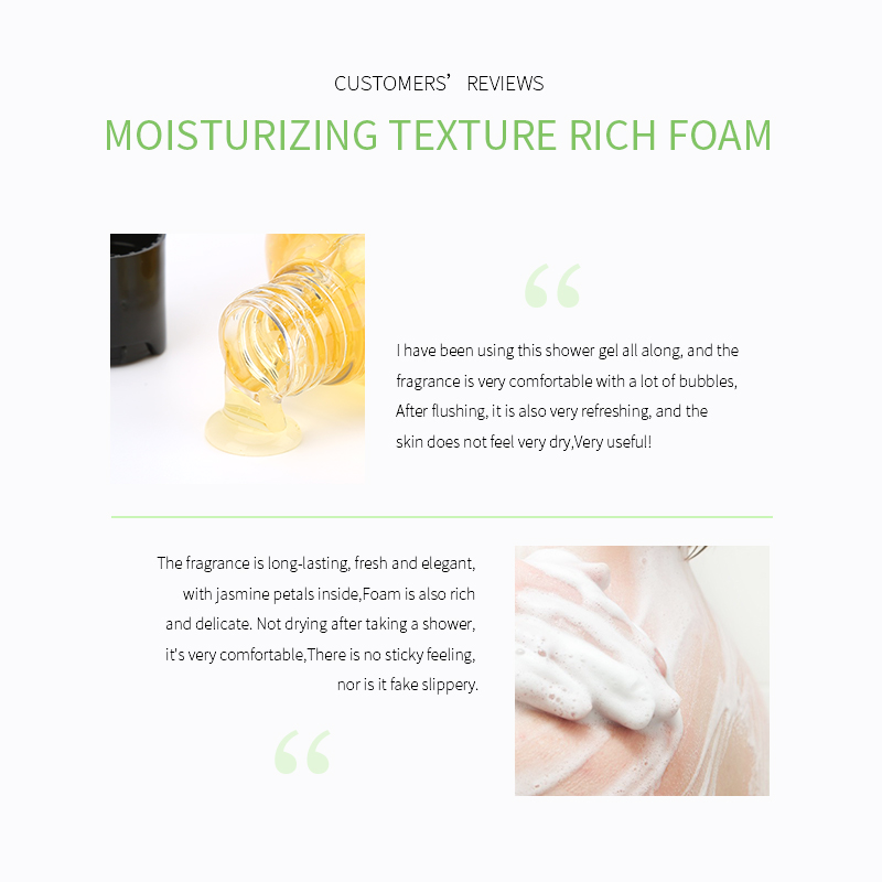 Jasmine Fragrance Petal ShowerGel to Clean skin  for Men and Women(pic6)