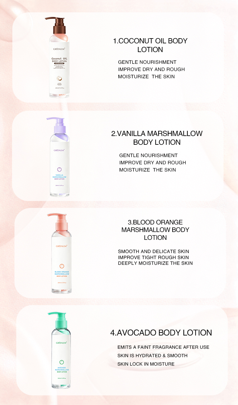 Cotton Candy Scent Hyaluronic Acid Body Lotion Sweet Fragrance Long Lasting Moisturizer Wholesale OEM Nourishing Body Care(pic3)