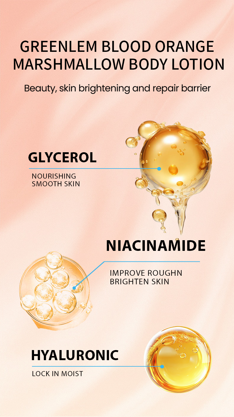 Cotton Candy Scent Hyaluronic Acid Body Lotion Sweet Fragrance Long Lasting Moisturizer Wholesale OEM Nourishing Body Care(pic5)