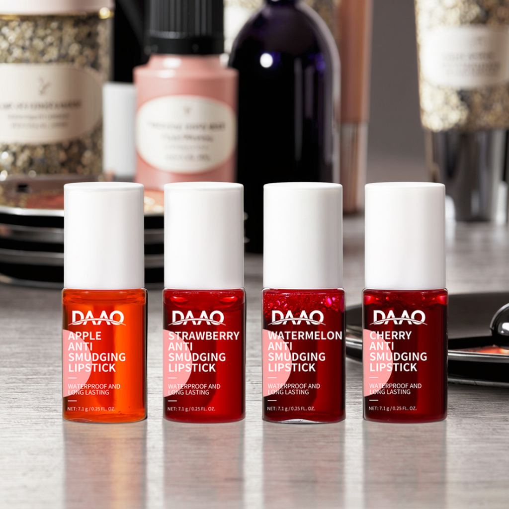 Long Lasting Strawberry Tint Lipstick Smudge Proof Non Transfer Lip Makeup with Vitamin E(pic2)