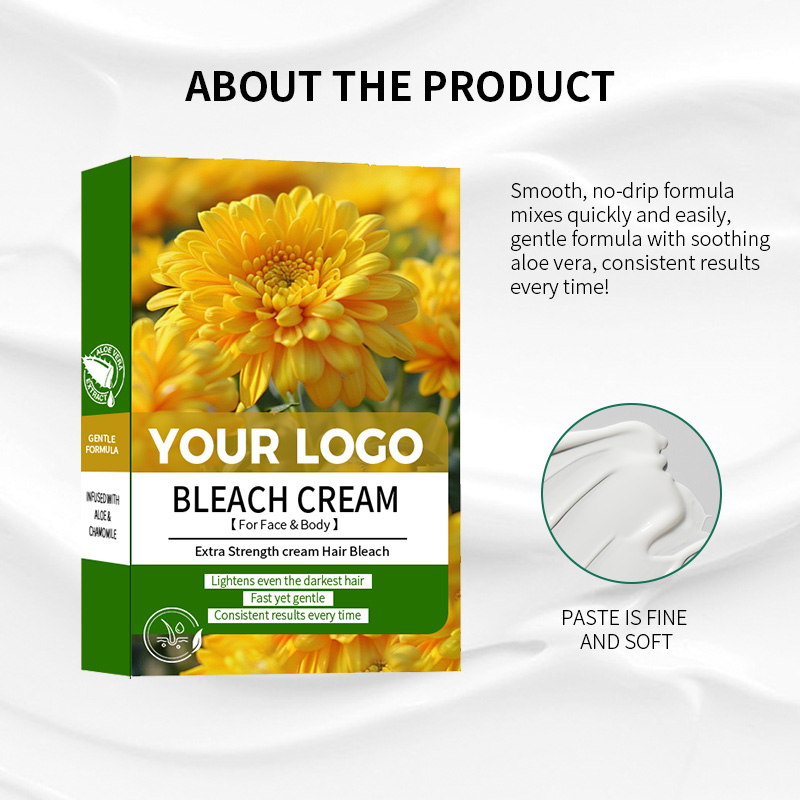 Wholesale Extra Strength Creme Bleach Complete Kit Fading Hair Organic Cream Bleach for Body Hair(pic1) Wholesale Extra Strength Creme Bleach Complete Kit Fading Hair Organic Cream Bleach for Body Hair(pic1)