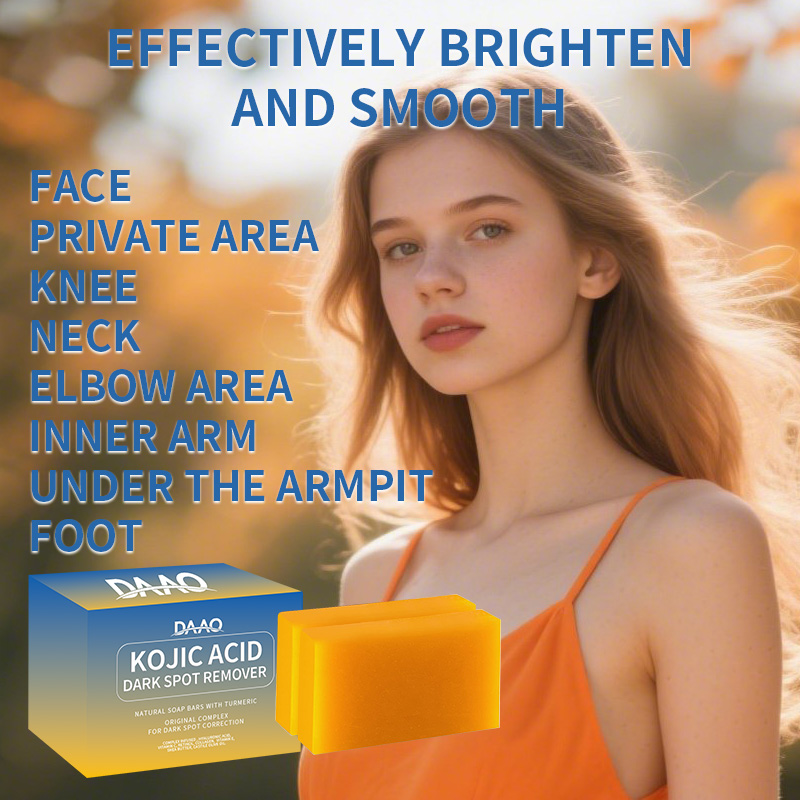 Wholesale Fresh Scent Whitening Smoothing Kojic Acid Soap Dark Spot Remover for Multi-Position Use(pic3)