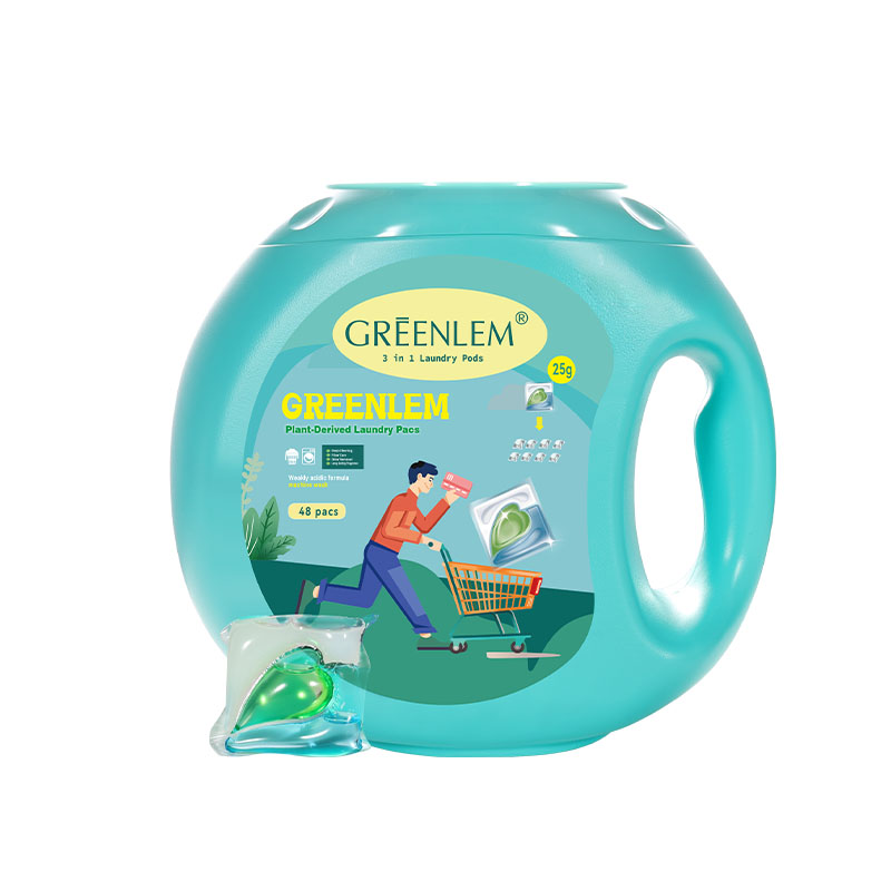 Best Quality Disposable 3-in-1 and 5-in-1 YellowLaundry Pods Softening Gel Detergent for ClothesLoW MOQ Acceptable(pic7)