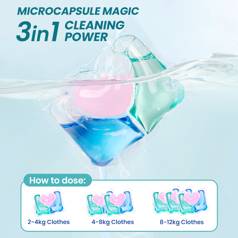 Quick-Dissolving Concentrated Laundry Pods for Stain Removal & Fabric Care | Safe for Colors & Whites(pic6)