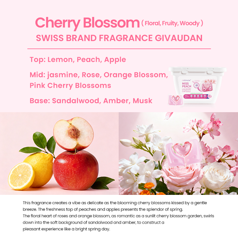 3-in-1 Peach Laundry Pods | Bulk Wholesale | Eco-Friendly Detergent Capsules(pic6)