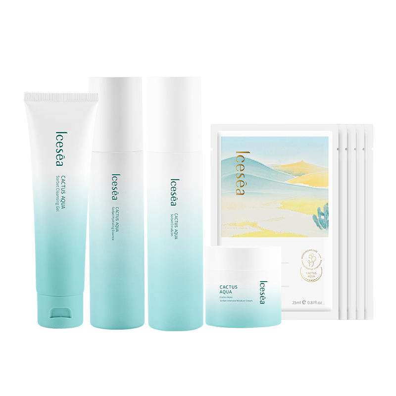 Natural Cactus Skincare Set Sodium Hyalu