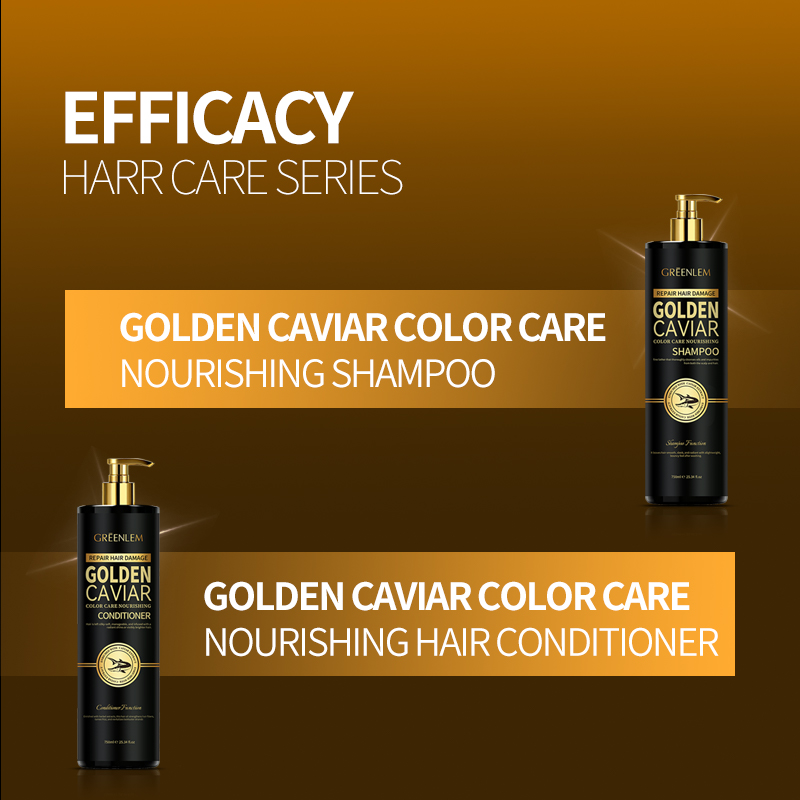 GreenLem Golden Caviar Anti-Dandruff Hair Shampoo Set Champu Para Cabello Natural Scalp Care Smoothing Shampoo for Damaged Hair(pic3)