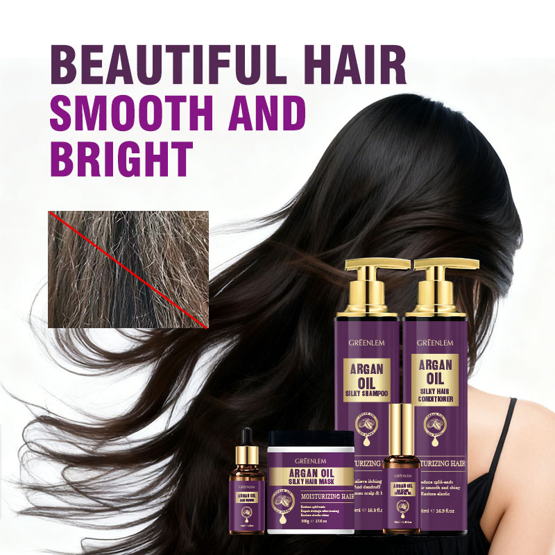 Agan Essential Oil Smooth Shampoo, Anti-Dandruff and Hair Loss Treatment Shampoo, Hair Conditioner, Skin Care Oil, Hair Mask(pic4)