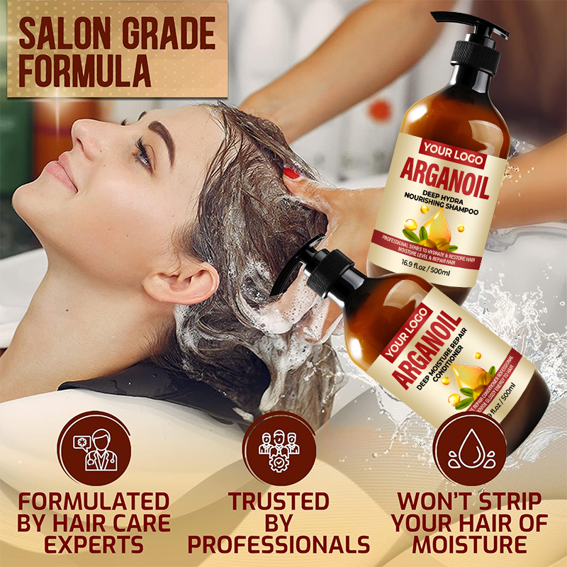 GreenLem ARGANOIL DEEP HYDRA NOURISHING SHAMPOO Set(pic4)