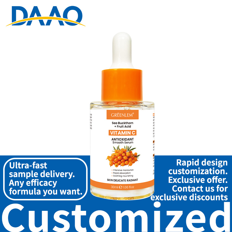OEM Private Label Sea Buckthorn Vitamin C Skin Care Serum for Daily Skin Nourishment(pic2)