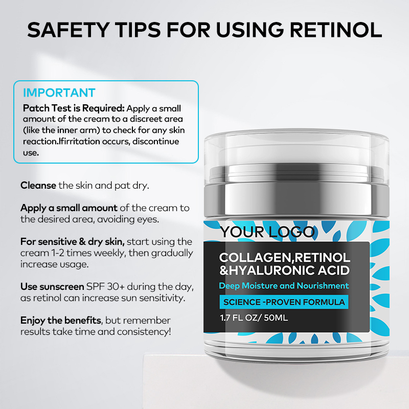 Customized Korean Beauty Retinol Hyaluronic Acid Collagen Firming Skin Cream to Prevent Fine Lines for Glowing Skin(pic5) Customized Korean Beauty Retinol Hyaluronic Acid Collagen Firming Skin Cream to Prevent Fine Lines for Glowing Skin(pic5)