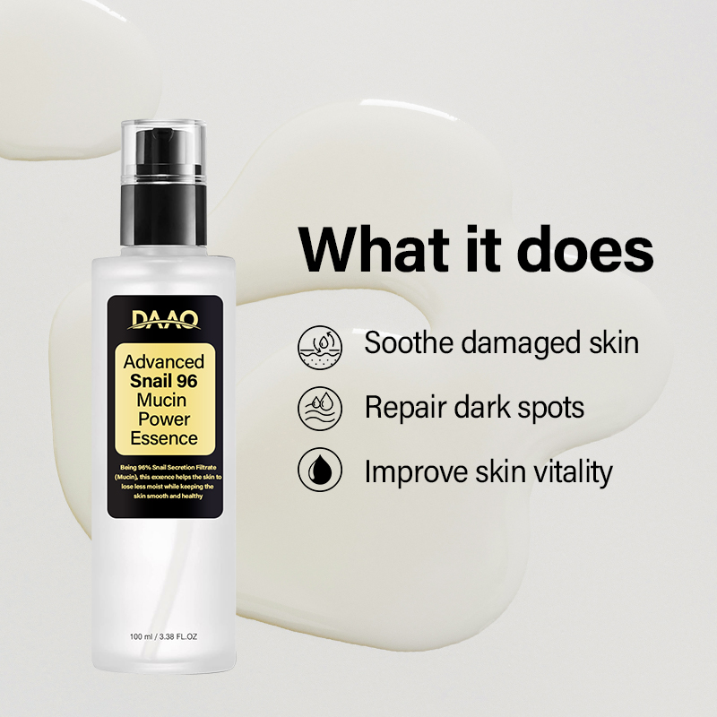 Korean Snail Mucin Essence Serum for Face Repairing Hydrating and Brightening Skin Care Wholesale(pic5)