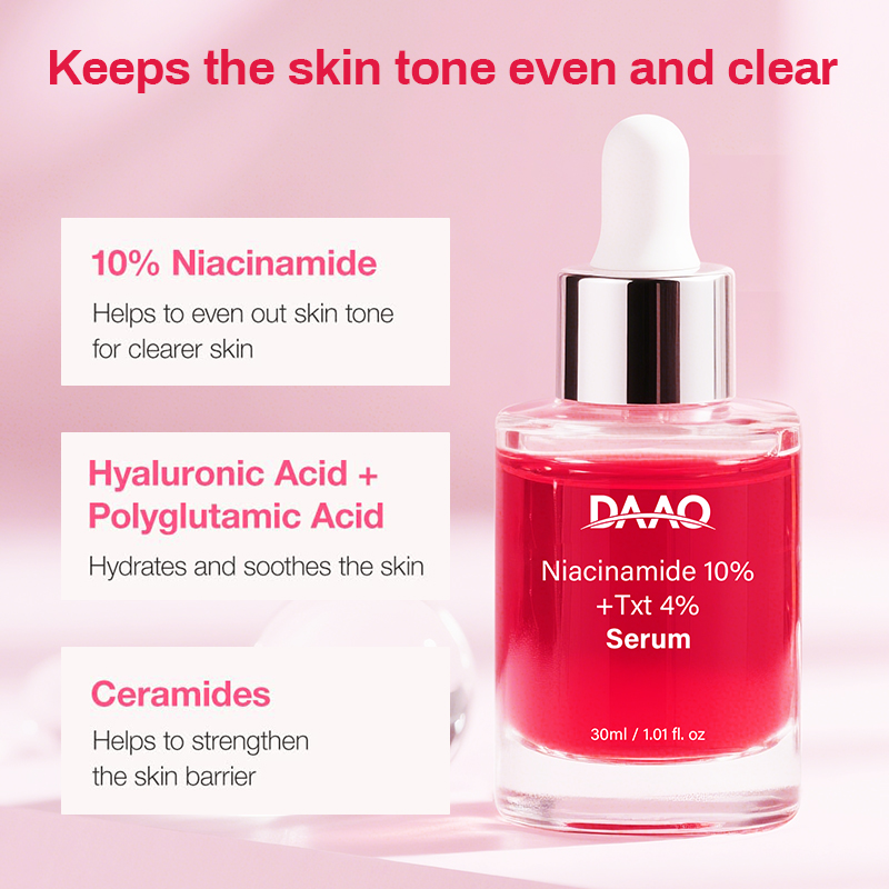 Korea Beauty Skin Care Whitening and Moisturizing Serum 10% Niacinamide + 4% Hyaluronic Acid Essence, Flavorless (30ml )(pic2)