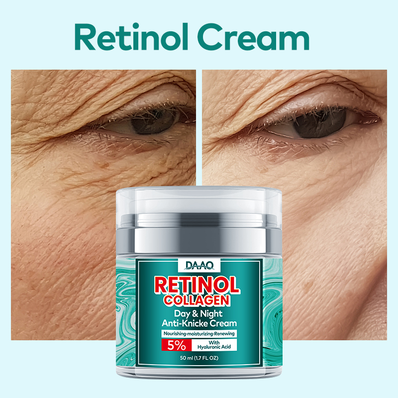 OEM Anti-Aging Face Cream Lotion Retinol Collagen Hyaluronic Acid Moisturizing Cream Wrinkle Reducing Deep Hydration(pic5)