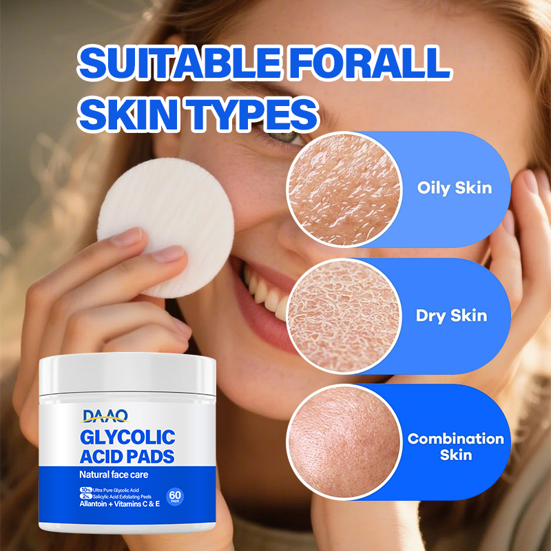 Private Label Salicylic Acid & Vitamin C Resurfacing Pads Exfoliating Peel Moisturizing Pads for Face Radiant Skin Renewal(pic2)