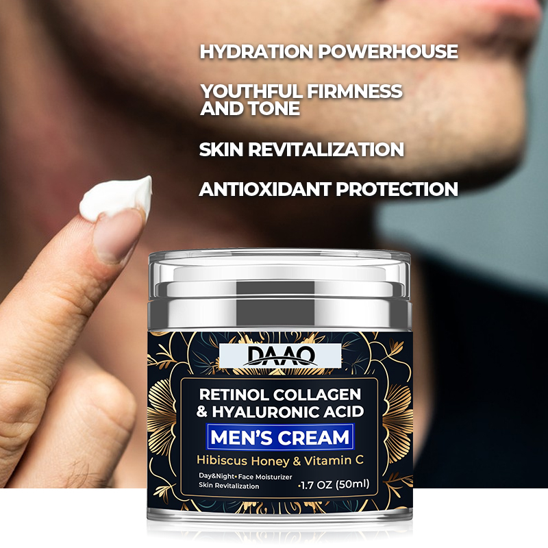 Wholesale Collagen RetinolUnder the Eyes Mens Cream Care for Face with Hibiscus Honey, Hyaluronic Acid, Vitamin C(pic6)