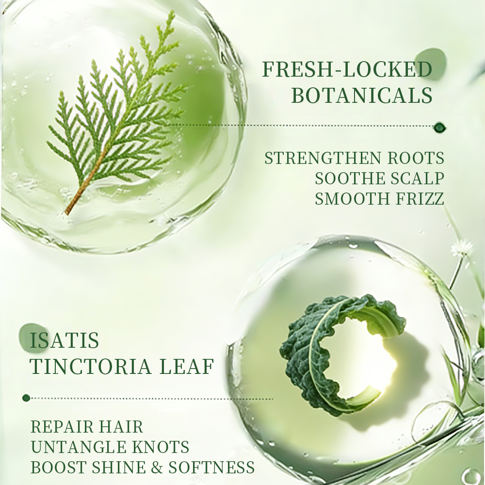 2026 New GreenLem Usman Grass Herbal Hair Mask Organic Repair Smoothing Concentrated Formula Nourishing Moisturizing for Dry(pic5)