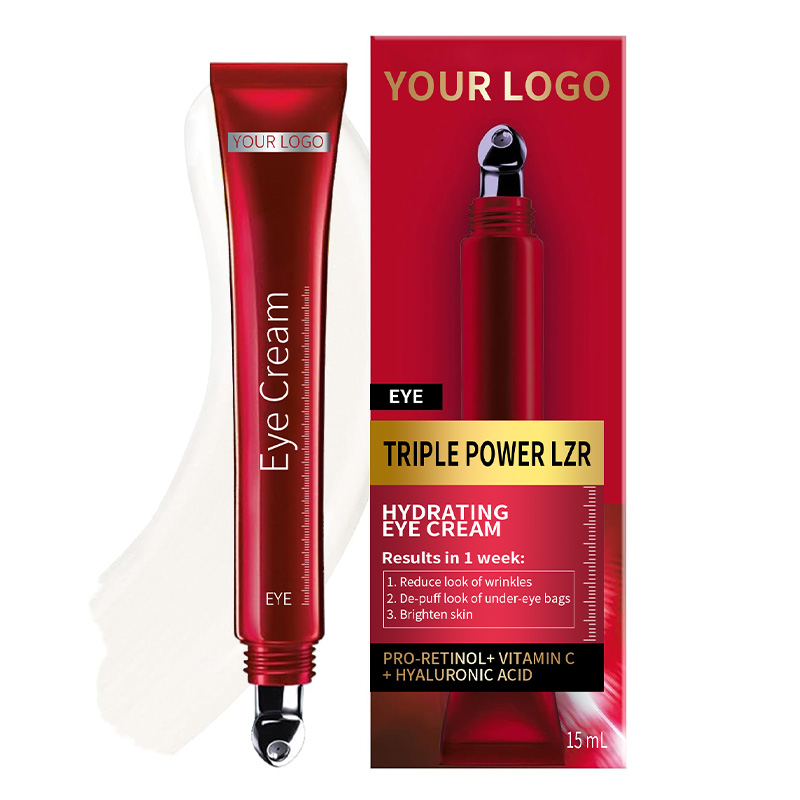 Organic Vegan Anti-Aging Eye Cream Hyaluronic Acid Vitamin C Serum for Eye Elasticity Tranexamic Acid Anti-Wrinkle Cream(pic6)