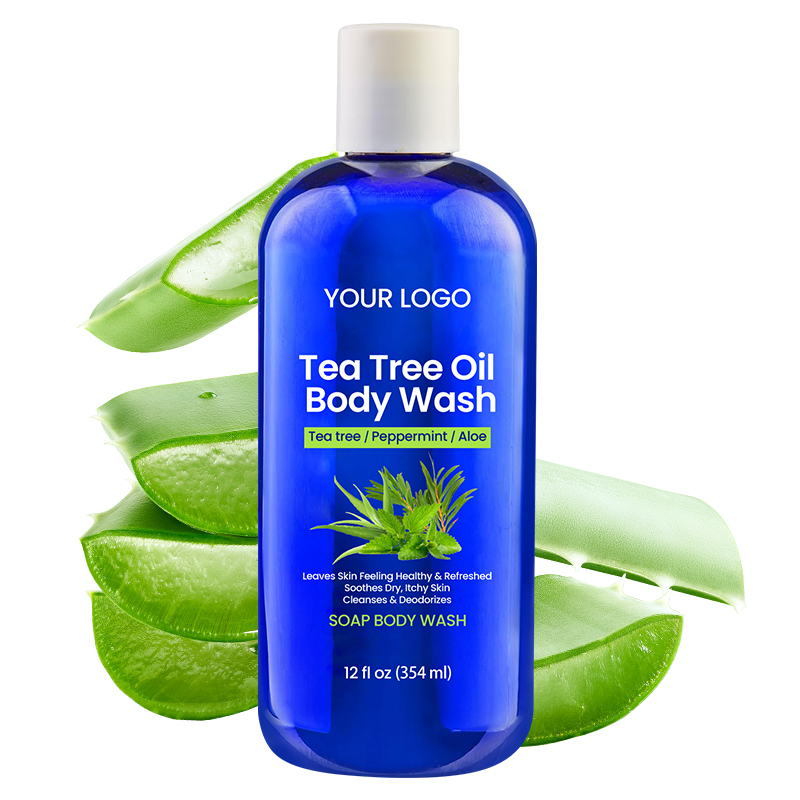 GreenLem Whitening Tea Tree Oil Peppermint Scent Body Wash Oil for Dry Skin with Long Lasting Fragrance Shower Gel(pic6)