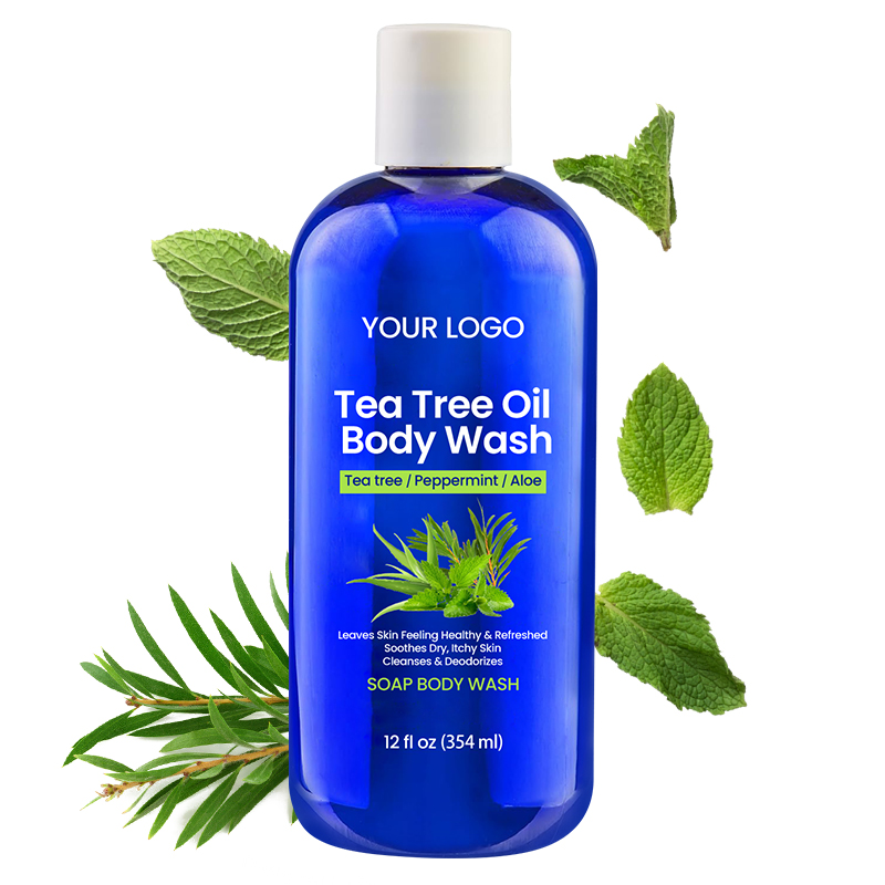 GreenLem Whitening Tea Tree Oil Peppermint Scent Body Wash Oil for Dry Skin with Long Lasting Fragrance Shower Gel(pic7)