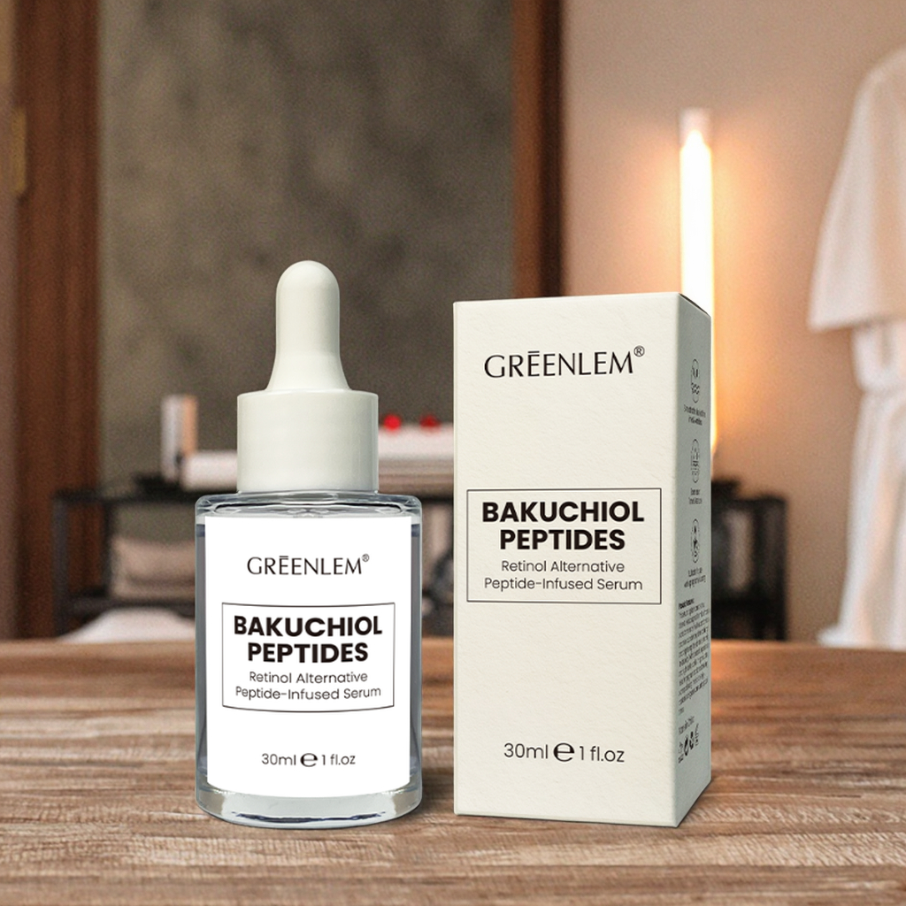 Bakuchiol Peptide Complex Serum Organic OEM Service Natural Alternative for Retinol for Anti-Wrinkle Firming(pic2)