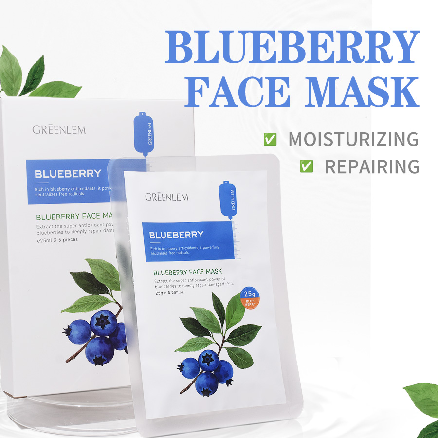 GreenLem Moisturizing Face Wholesale Private Labels Sheet Form Oil Control and Acne Removal Facial(pic1)