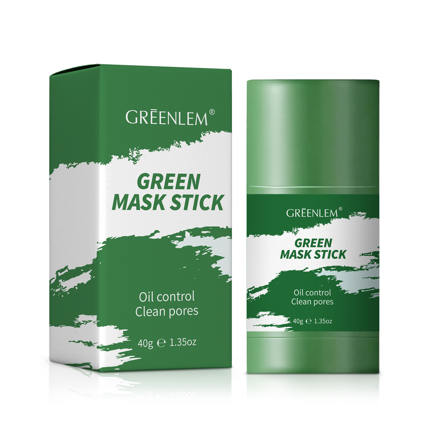 GreenLem OEM ODM Green Tea Face Mask Sti