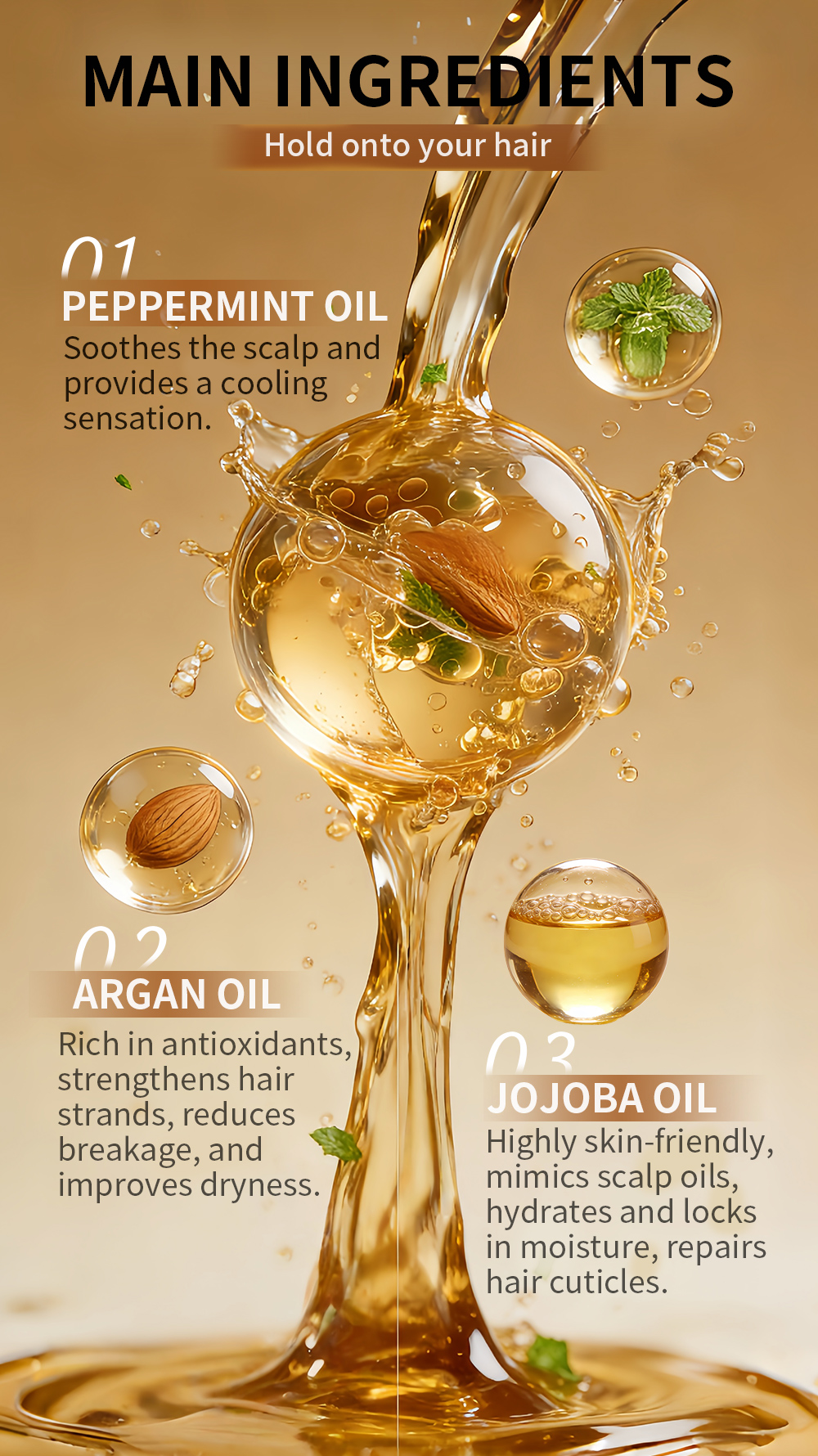 Greenlem Hair Growth Oil STRENGTHENS &RESTORES(pic4)