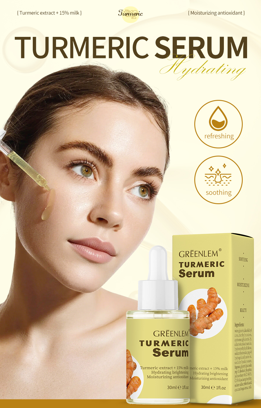 Greenlem TURMERIC Serum Improve Your Skin(pic2)