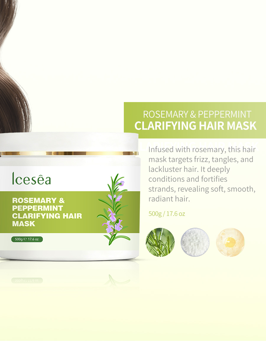 Icesea Rosemary Mint Hair Care Set Dandruff Removal, Oil Control, Damaged Hair Repair(pic5)