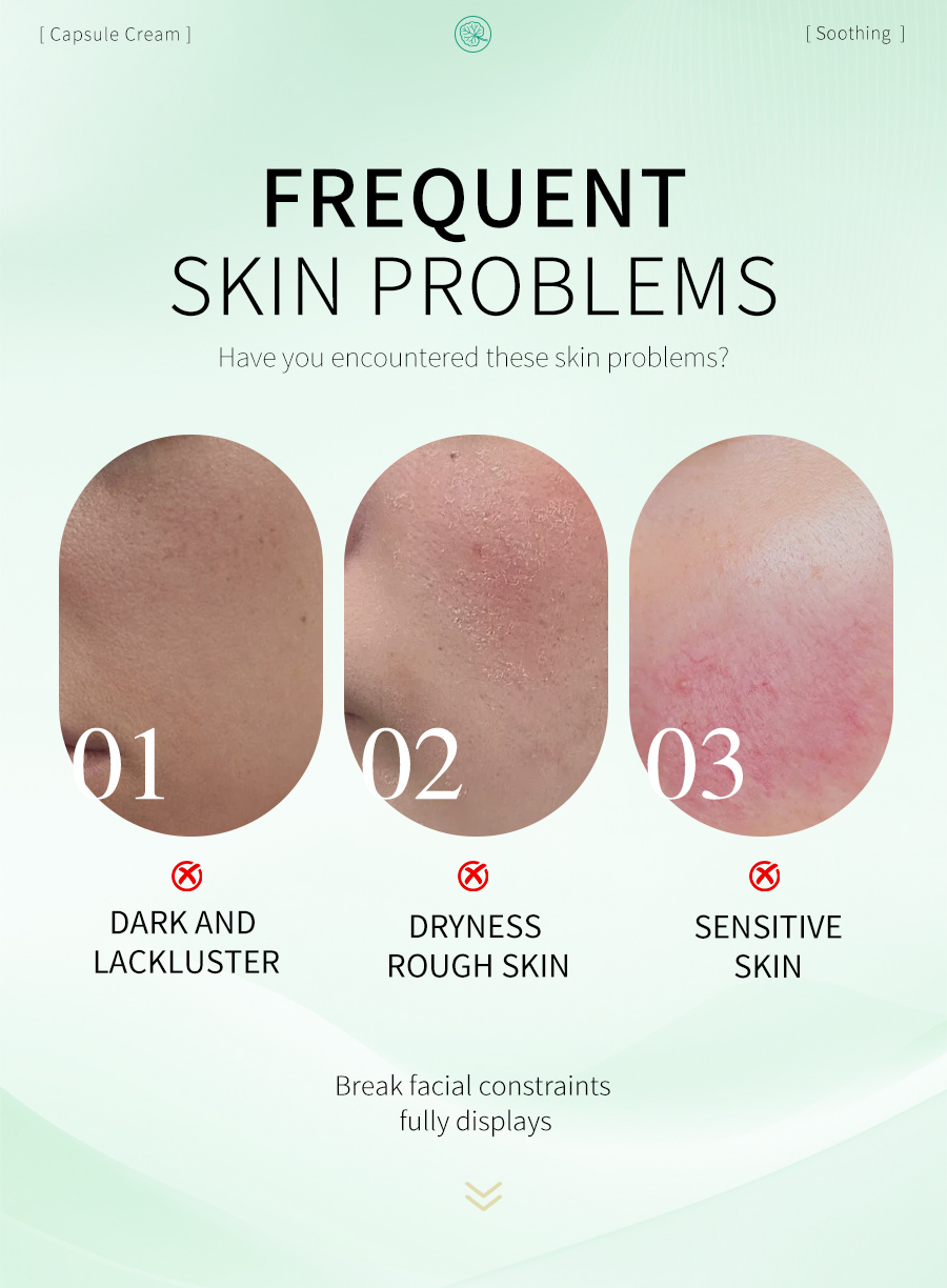 OEM Matcha Capsule Cream Face Moisturizer Age Defying Antioxidant for All Skin Types Hydrating Firming Brightening(pic2)