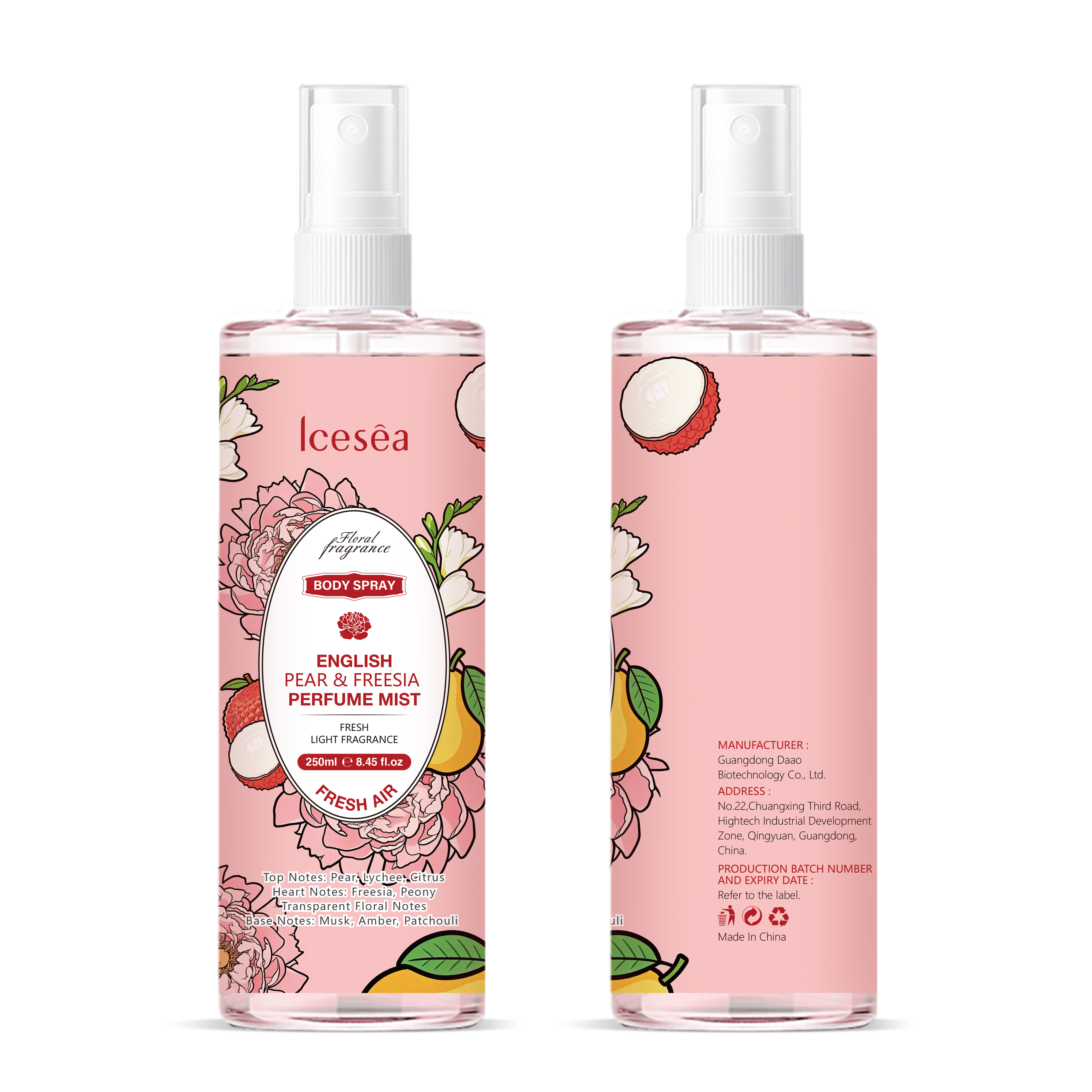 Portable Long Lasting Body Mis