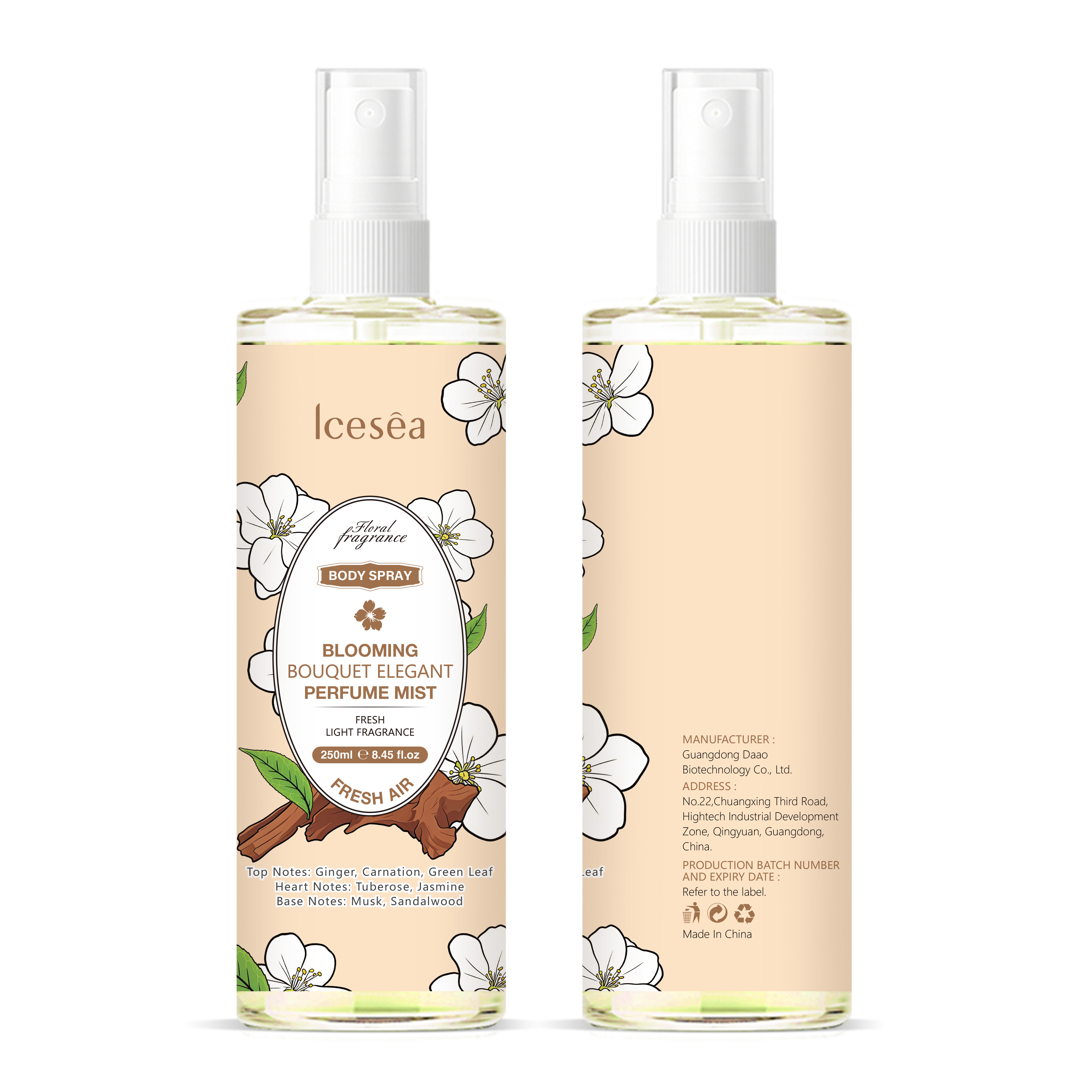 Natural Floral Body Spray, Moi