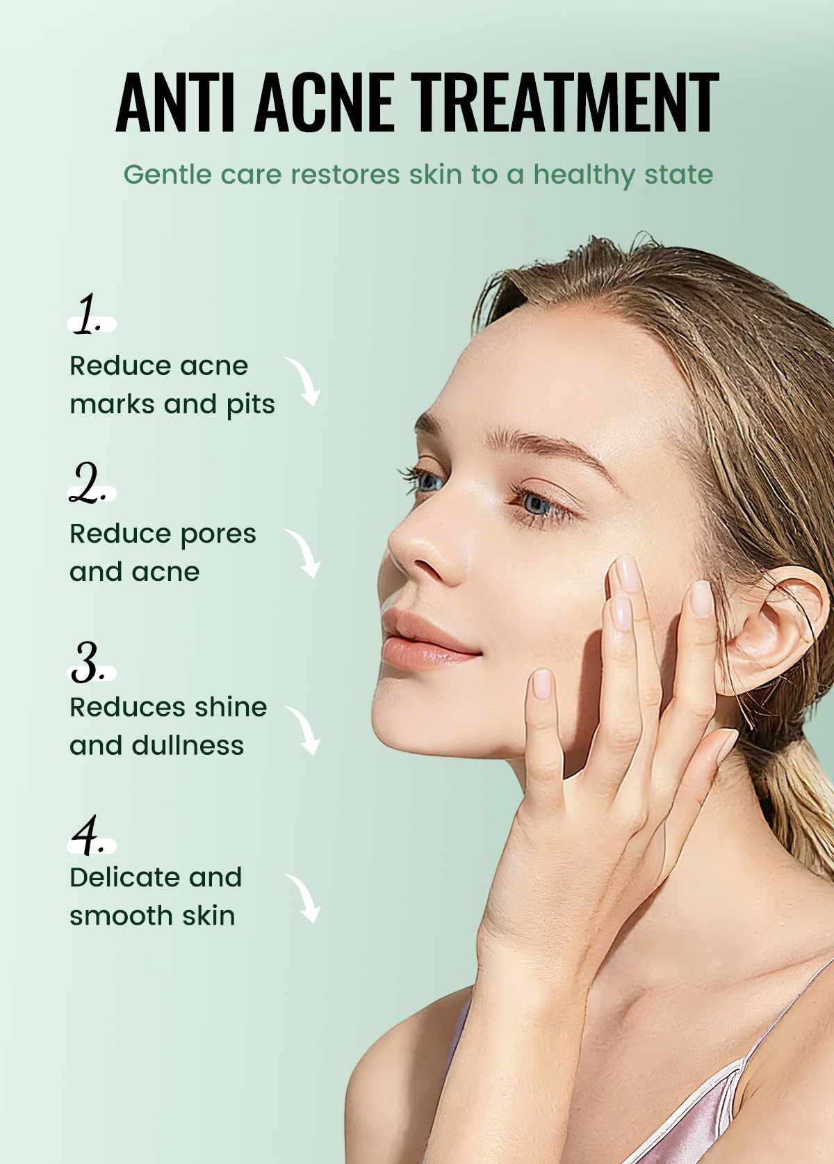 ICESEA Premium Australian Tea Tree Salicylic Acid Acne Care Set Mild Plant-Based Exfoliator Acne Scar Remover Serum Collection(pic4)