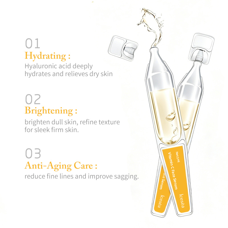 Vitamin C & Hyaluronic Acid Face Serum with Glycerin Liquid Formula for Firming Skin(pic4)
