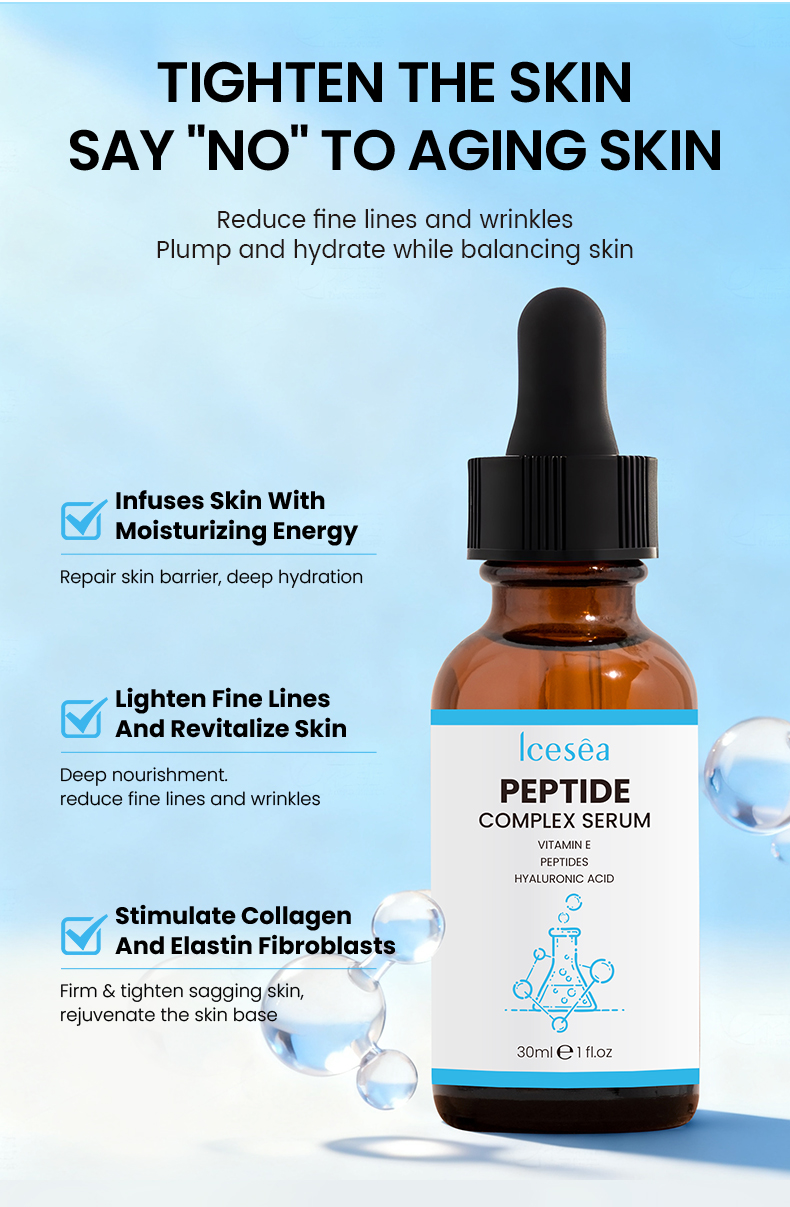 Icesea Peptide Complex Serum: Anti-wrinkle, Firming, and Reduces Fine Lines.(pic3)