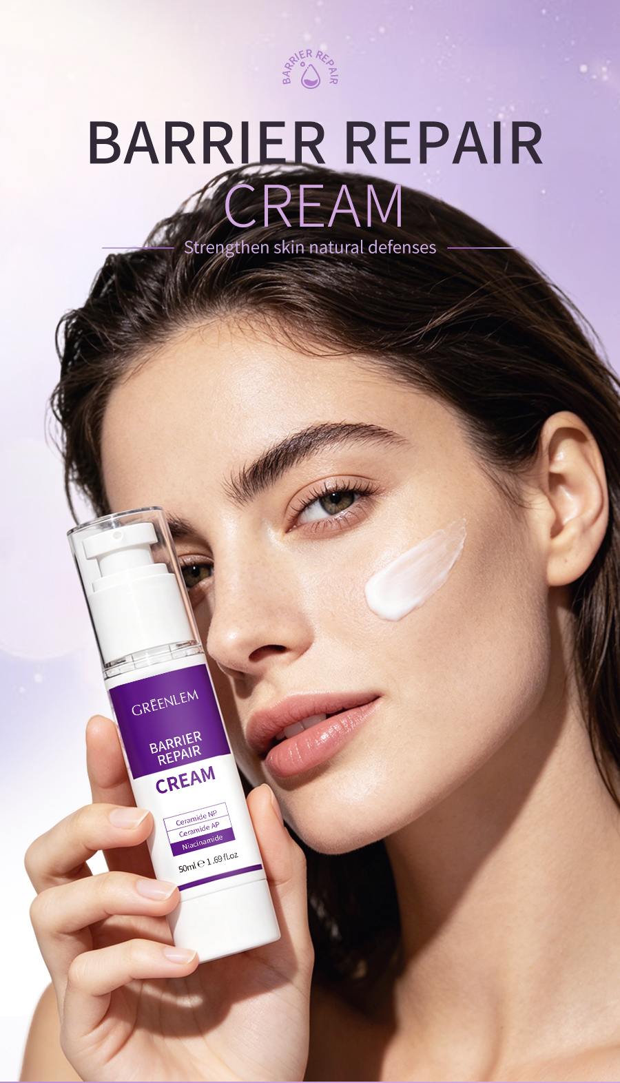 Moisturizing & Soothing Collagen Facial Cream Night Use for Facial Barrier Repair & Nourishing Firming(pic1)