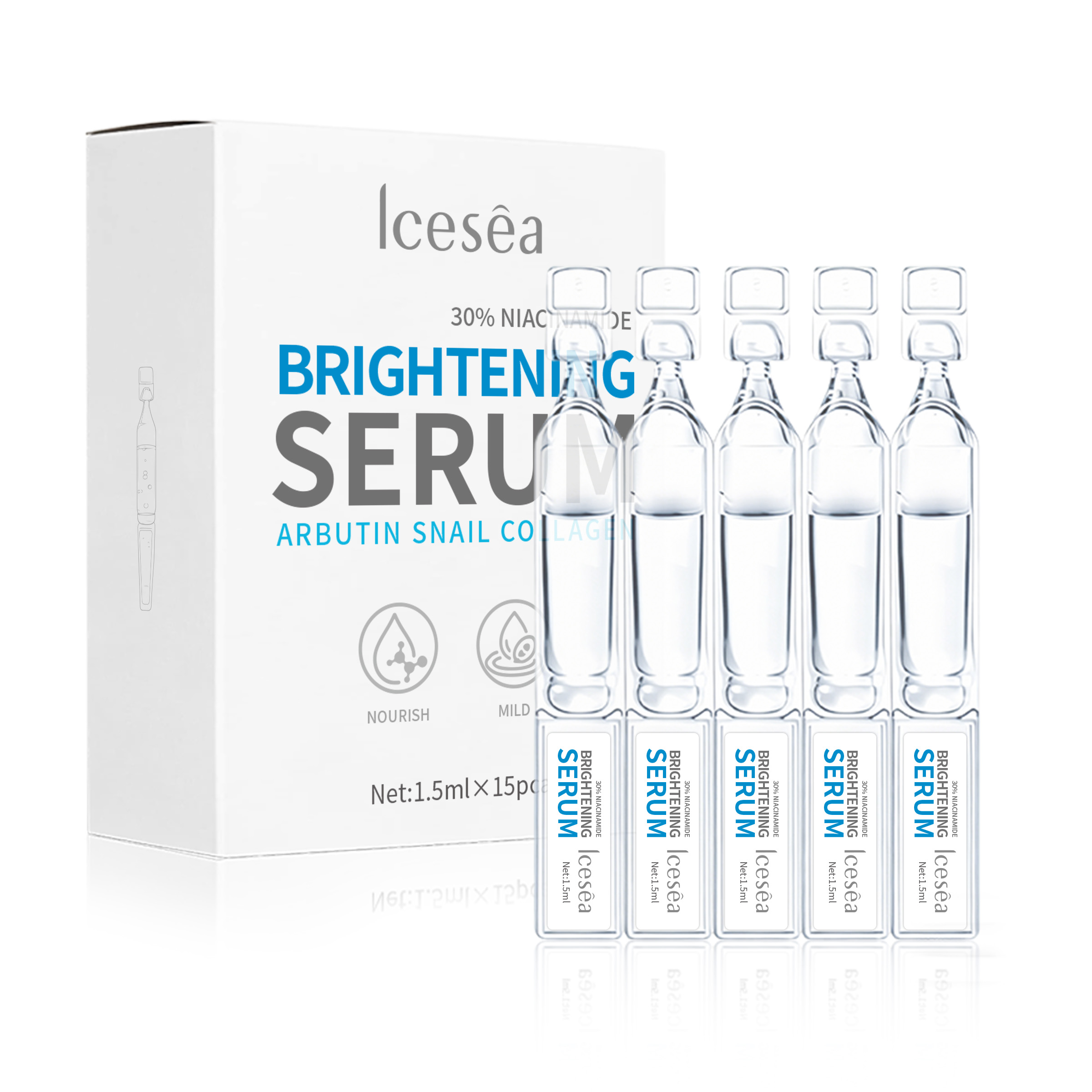Hyaluronic Acid & Vitamin C Anti-Aging Anti-Wrinkle Whitening Face Moisturizing Liquid with Glycerin(pic1)