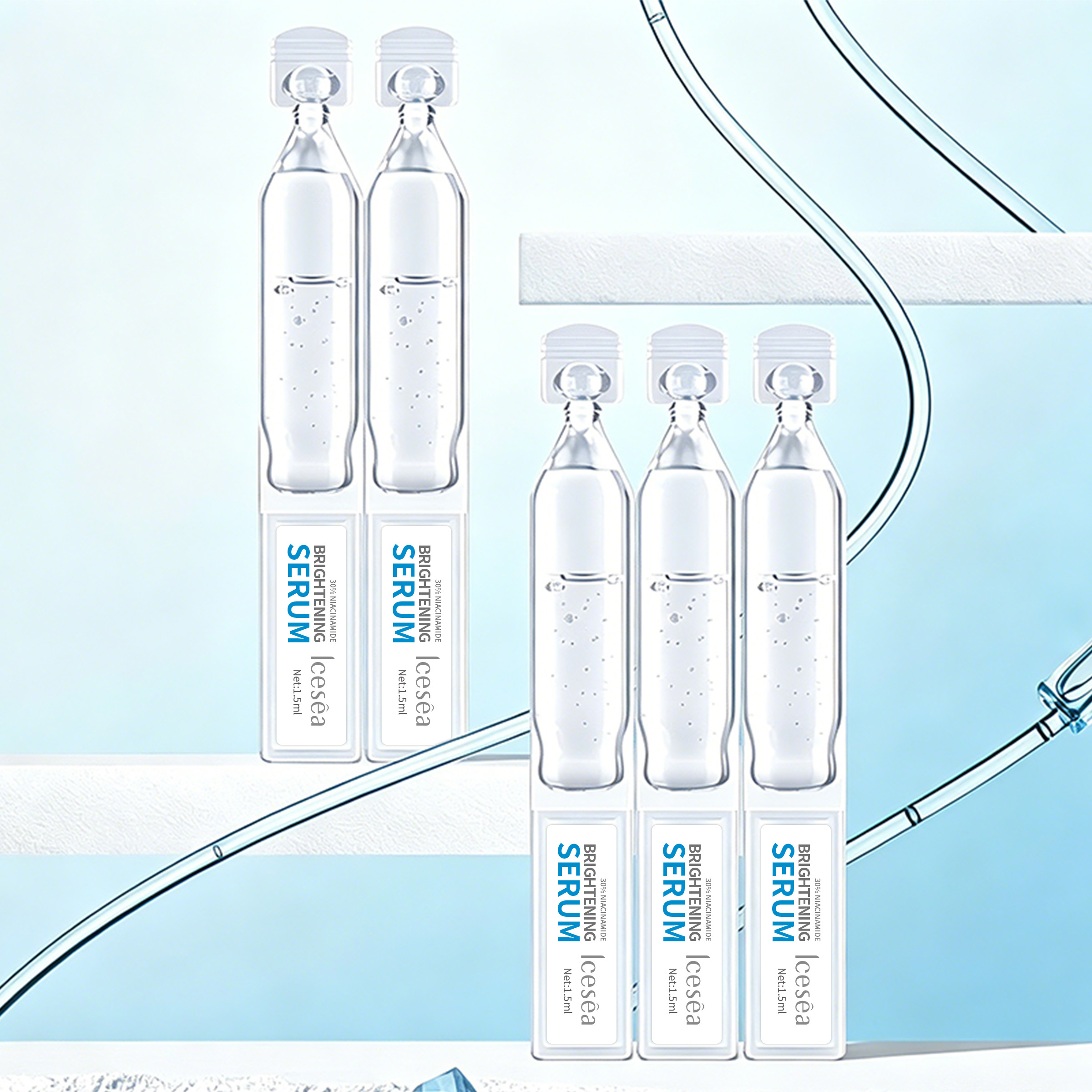 Hyaluronic Acid & Vitamin C Anti-Aging Anti-Wrinkle Whitening Face Moisturizing Liquid with Glycerin(pic6)