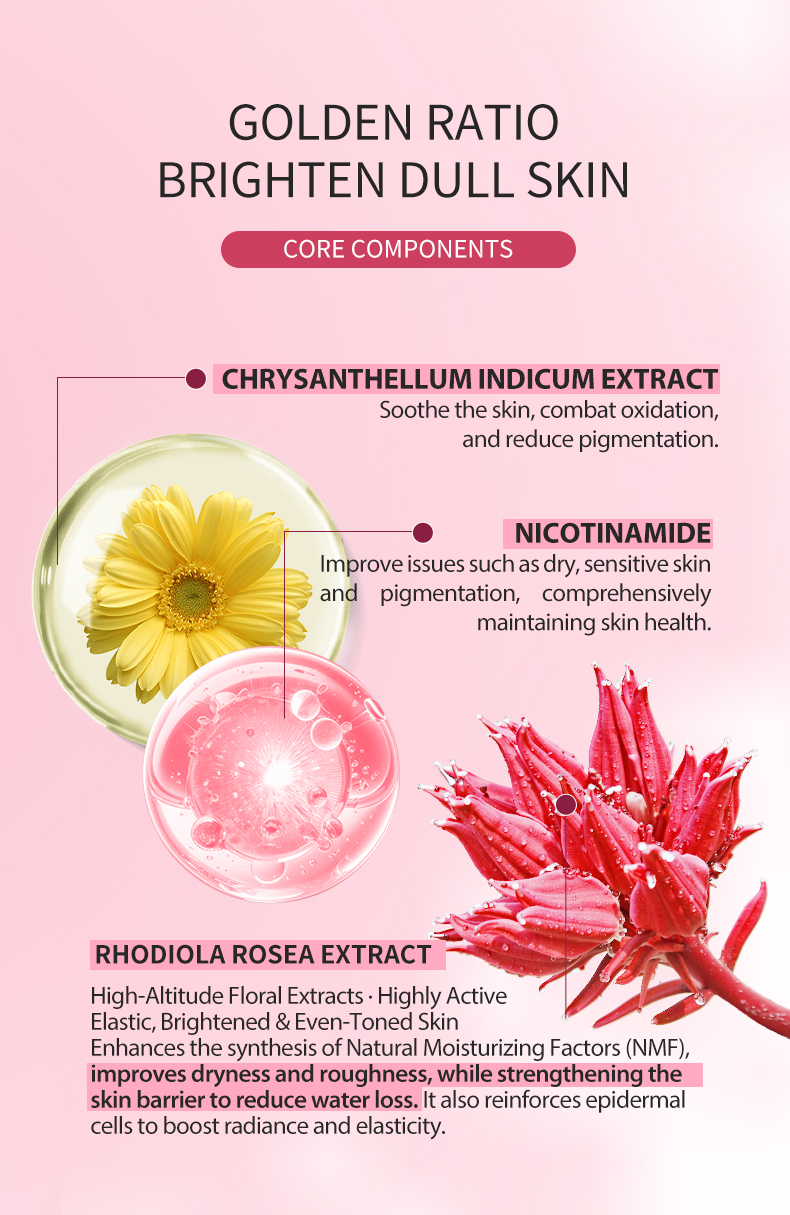 Icesea Rhodiola Rosea Moisturizing and Whitening Cream - Reduces Dark Spots(pic3)